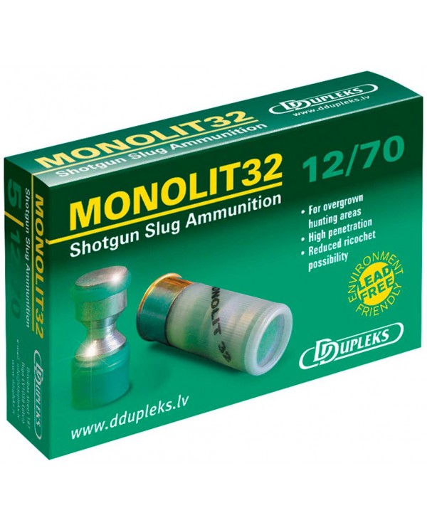 Bullet cartridge DDupleks Monolit 32 12 caliber