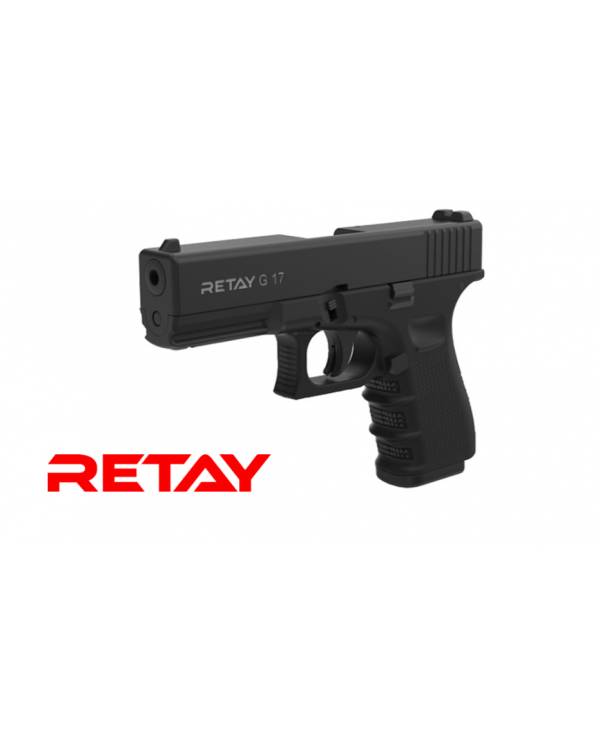 Пістолет стартовий Retay G17 кал. 9 мм. Колір - black.
