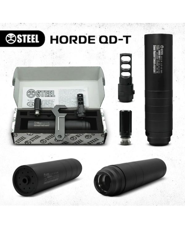 Quick release titanium silencer HORDE QD-T .223