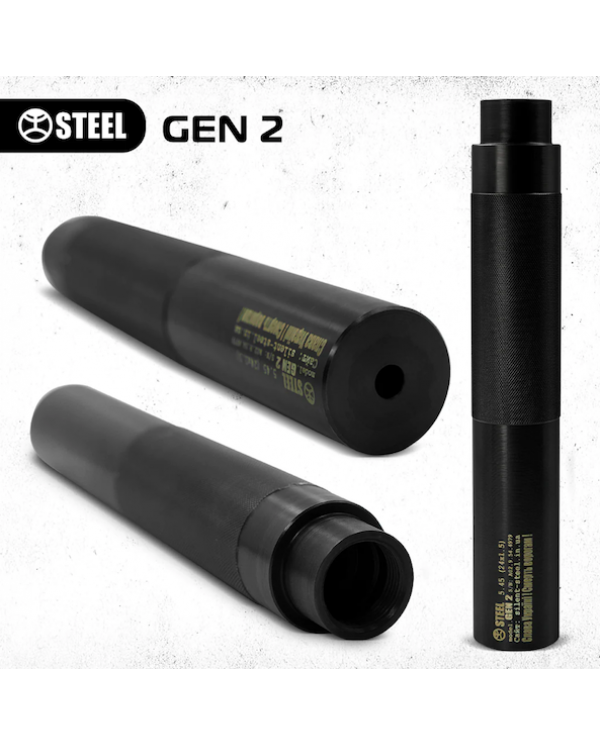 Steel Gen 2 silencer