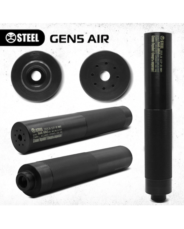 Silencer Steel Gen 5 AIR .223 1/2x28 UNEF
